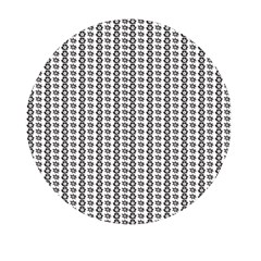 A Black And White Background With A Lot Of Dots Mini Round Pill Box (Pack of 5)