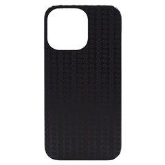 A Black And White Background With A Lot Of Dots Iphone 14 Pro Max Black Uv Print Case by catchydesignhill