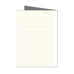 A White And Gold Geometric Pattern Mini Greeting Cards (pkg Of 8)