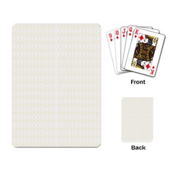 A White And Gold Geometric Pattern Playing Cards Single Design (rectangle)