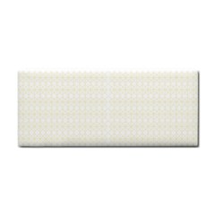 A White And Gold Geometric Pattern Hand Towel by catchydesignhill