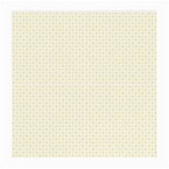 A Yellow And White Background With Small Circles Medium Glasses Cloth by catchydesignhill