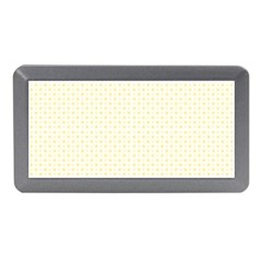 A Yellow And White Background With Small Circles Memory Card Reader (mini) by catchydesignhill