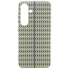 A White And Gold Geometric Pattern Samsung Galaxy S24 6 2 Inch Black Tpu Uv Case