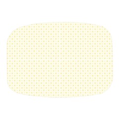 A Yellow And White Background With Small Circles Mini Square Pill Box by catchydesignhill