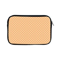 An Orange And White Background With A Pattern Apple Ipad Mini Zipper Cases by catchydesignhill