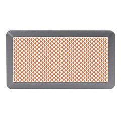 An Orange And White Geometric Pattern Memory Card Reader (mini) by catchydesignhill