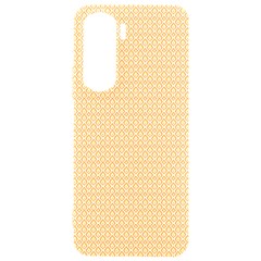 An Orange And White Background With Small Squares Samsung Galaxy S24 Plus 6 7 Inch Black Tpu Uv Case