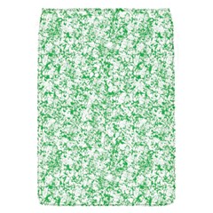 A Green And White Background With Small White Dots Removable Flap Cover (s)