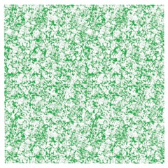 A Green And White Background With Small White Dots Wooden Puzzle Square by catchydesignhill