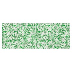 A Green And White Background With Small White Dots Banner And Sign 8  X 3 