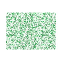 A Green And White Background With Small White Dots Premium Plush Fleece Blanket (mini)