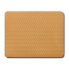 An Orange And Yellow Background With A Pattern Small Mousepad