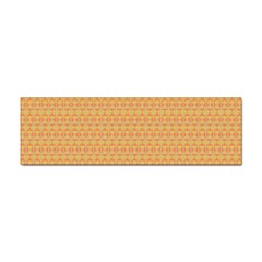 An Orange And Yellow Background With A Pattern Sticker Bumper (10 Pack)