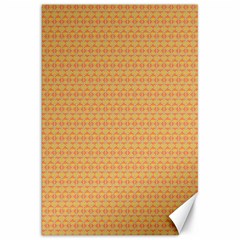 An Orange And Yellow Background With A Pattern Canvas 20  X 30 