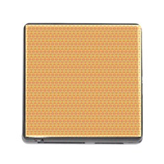 An Orange And Yellow Background With A Pattern Memory Card Reader (square 5 Slot)