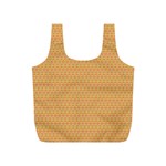 An Orange And Yellow Background With A Pattern Full Print Recycle Bag (S) Front