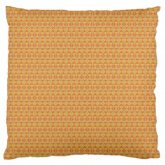 An Orange And Yellow Background With A Pattern Standard Premium Plush Fleece Cushion Case (two Sides)