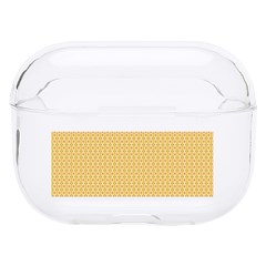 An Orange And Yellow Background With Circles Hard Pc Airpods Pro Case