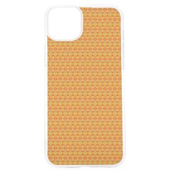 An Orange And Yellow Background With A Pattern Iphone 15 Pro Tpu Uv Print Case