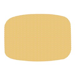 An Orange And Yellow Background With Circles Mini Square Pill Box by catchydesignhill