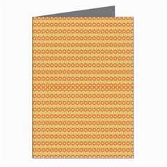 An Orange And Yellow Background With Small Dots Greeting Cards (pkg Of 8)