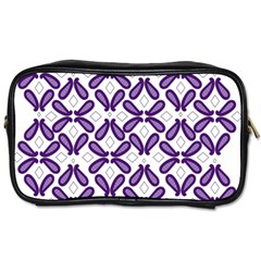 Purple, Textile, Organism, Violet, Art, Font, Magenta, Symmetry, Circle, Pattern Toiletries Bag (two Sides) by catchydesignhill