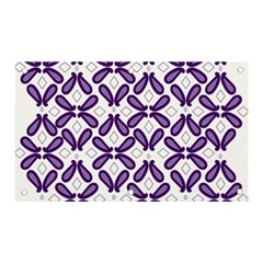 Purple, Textile, Organism, Violet, Art, Font, Magenta, Symmetry, Circle, Pattern Banner And Sign 5  X 3 