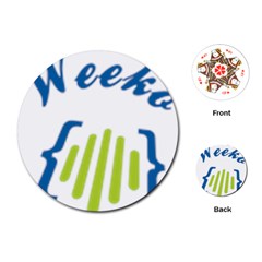 Weeko Playing Cards Single Design (round)