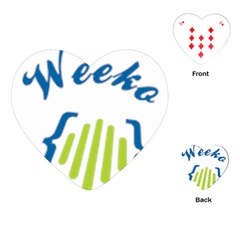 Weeko Playing Cards Single Design (heart)