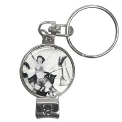 Betty Page Bdsm Nail Clippers Key Chain