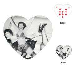 Betty Page Bdsm Playing Cards Single Design (heart)