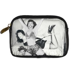 Betty Page Bdsm Digital Camera Leather Case by CherleyTemples