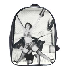 Betty Page Bdsm School Bag (large) by CherleyTemples