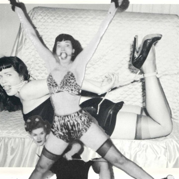 Betty Page BDSM Play Mat (Square)