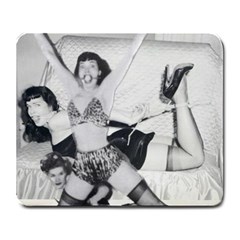 Betty Page Bdsm Large Mousepad by CherleyTemples