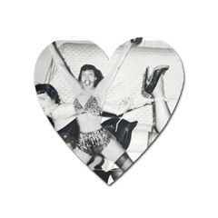 Betty Page Bdsm Heart Magnet