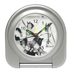 Betty Page Bdsm Travel Alarm Clock by CherleyTemples