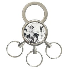 Betty Page Bdsm 3-ring Key Chain by CherleyTemples