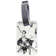 Betty Page Bdsm Luggage Tag (two Sides) by CherleyTemples