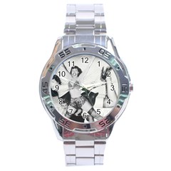 Betty Page Bdsm Stainless Steel Analogue Watch by CherleyTemples