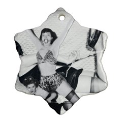 Betty Page Bdsm Ornament (snowflake)