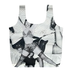 Betty Page Bdsm Full Print Recycle Bag (l) by CherleyTemples