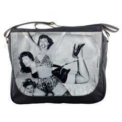 Betty Page Bdsm Messenger Bag by CherleyTemples