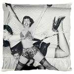 Betty Page BDSM Standard Premium Plush Fleece Cushion Case (One Side) Front