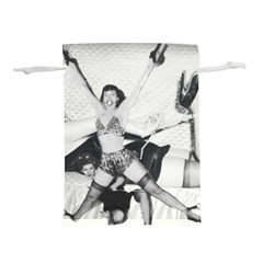 Betty Page Bdsm Lightweight Drawstring Pouch (l) by CherleyTemples