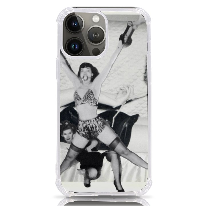 Betty Page BDSM iPhone 13 Pro Max TPU UV Print Case