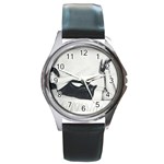 Betty Page Grafitti Round Metal Watch Front