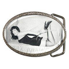 Betty Page Grafitti Belt Buckles by CherleyTemples