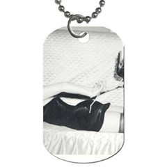 Betty Page Grafitti Dog Tag (two Sides) by CherleyTemples